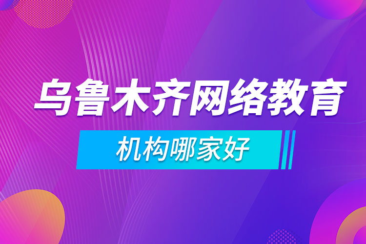 烏魯木齊網(wǎng)絡(luò)教育機構(gòu)哪家好